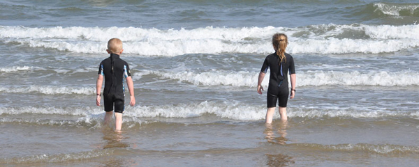 Alice and George at Beach